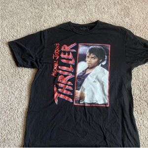 Black Michael Jackson Thriller T-Shirt Large